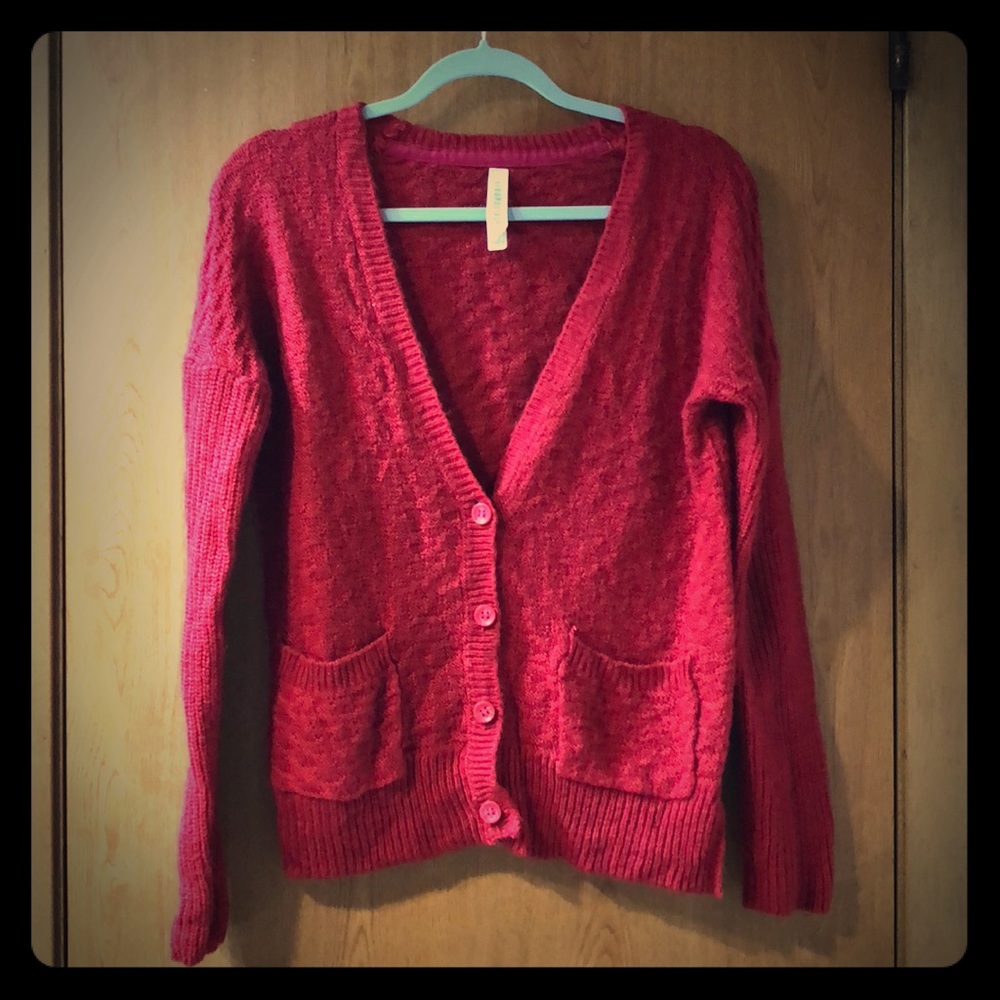 Red Aeropostale Sweater/Cardigan